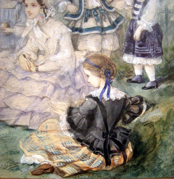 Héloïse- Susanne Leloir-colin (1820 - 1873) A Pair Of Family Portraits Of Children-photo-2