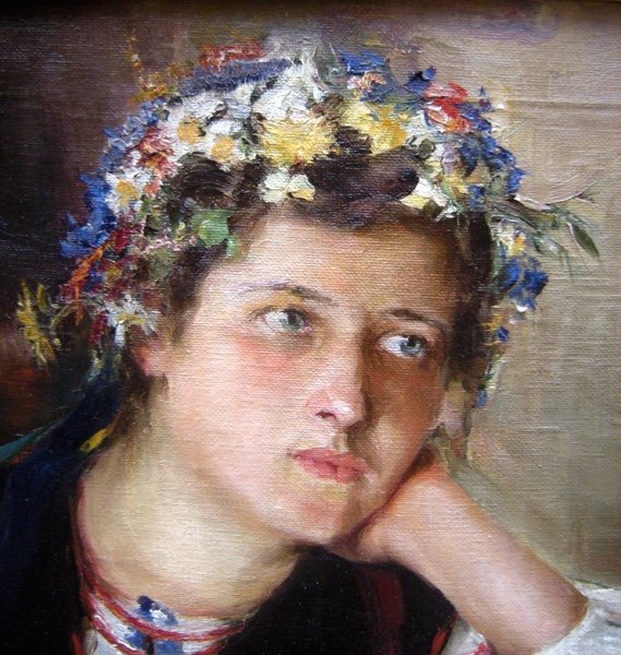 Michail Nikolajevich Dobronravov (born In 1904) Title: Ukrainian Peasant Beauty-photo-3