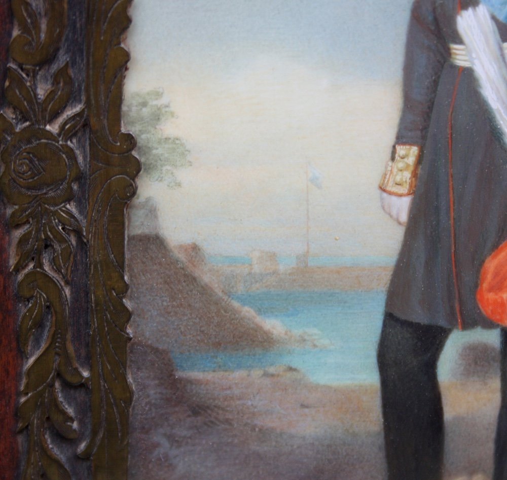 Christina Robertson (1796 -1856 ) Miniature Portrait Of Russian Emperor Nikolai I-photo-3