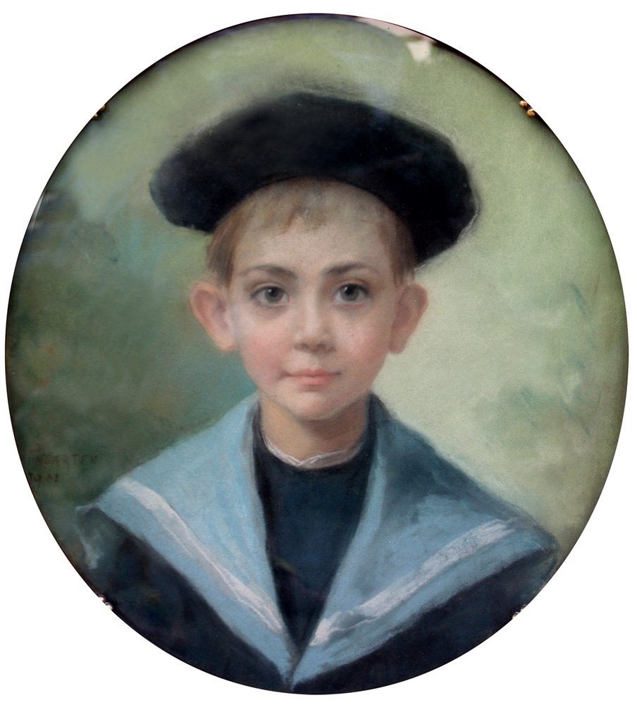 Portrait Of A Boy In Navy  Uniform-photo-3