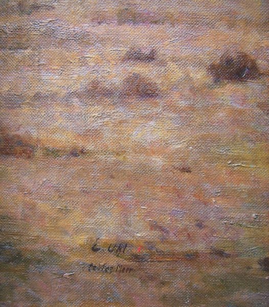Dead Sea In Palestine By Emil Uhl (german, B.1864)-photo-3