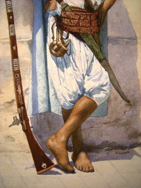 Une Paire d'Aquarelles Orientalists par Jeanne Bordes-Guyon (Paris, Décédée en 1903) -photo-1
