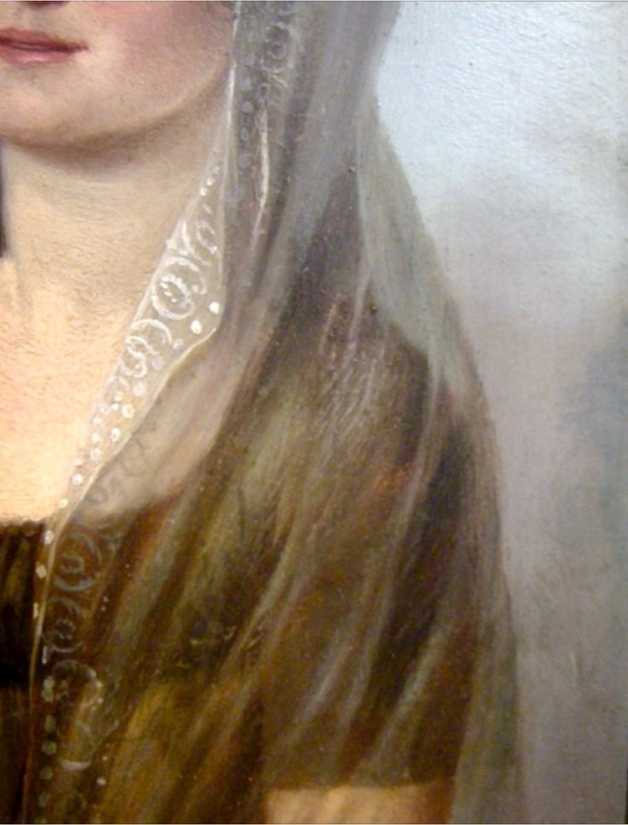 Henri Nicolas Van Gorp (1756 - Après 1819) Portrait de jeune femme-photo-1