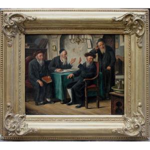 Discussion juive par Lasarre Yudovin Judavics-Paneth (1870-après 1912)