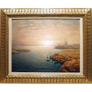 Coucher De Soleil Sur Le Bosphore par Friedrich Albin Koko-Mikoletzky (né en 1889)