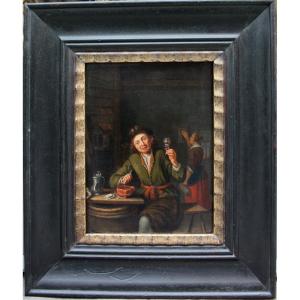 Willem Van Mieris (dutch 1662 - 1747), Circle “scene At The Inn”