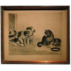 Franz Michl (Autrichien né en 1926)  Invités inattendus