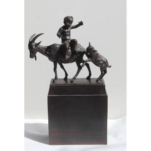 Valentin Winkler (1873 - Munich - After 1947) Bronze Sculpture 
