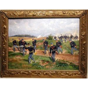 MORITZ LEDELI (1856-1920) ATTAQUE