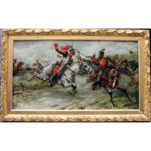 A Scene From The Franco-prussian War Of 1870–1871 By A French Painter, 19th Century