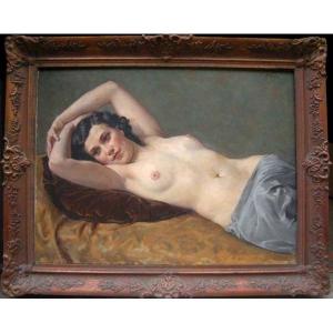 Reclining Nude By Gustav Sykora (czech, Born 1889)
