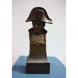 Buste en bronze de Napoléon par A. Titze ( Autrichien, années 1920)