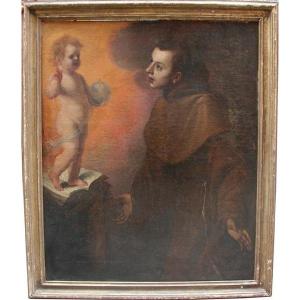 The Vision Of Saint Francis By José De Sarabia (spanisch, 1608 - 1669), Attributed 