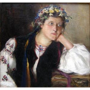 Michail Nikolajevich Dobronravov (né en 1904) Titre : Beauté paysanne ukrainienne