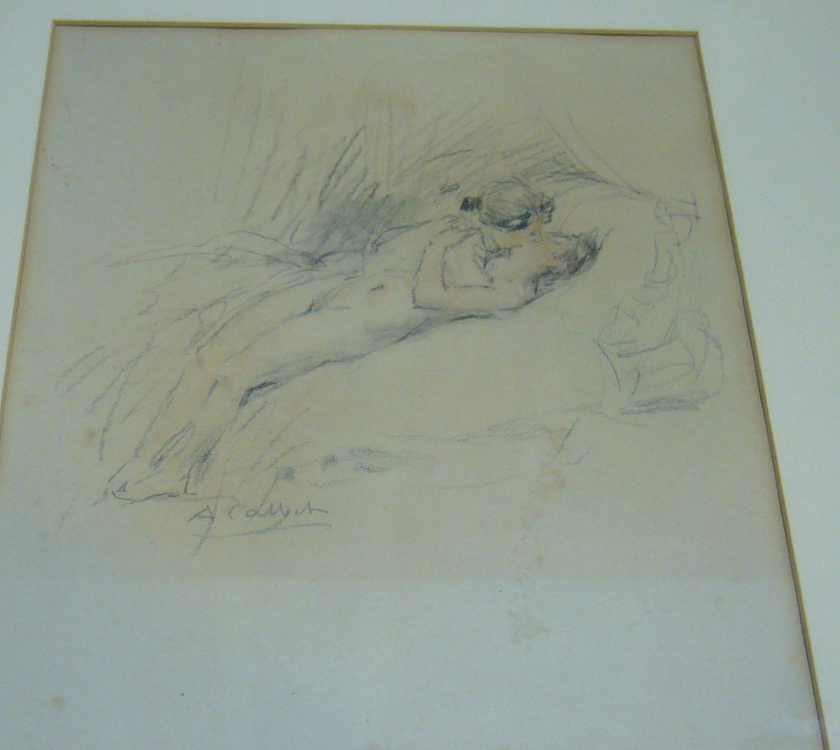 Erotic Gallant Scene Antoine Calbet-photo-3