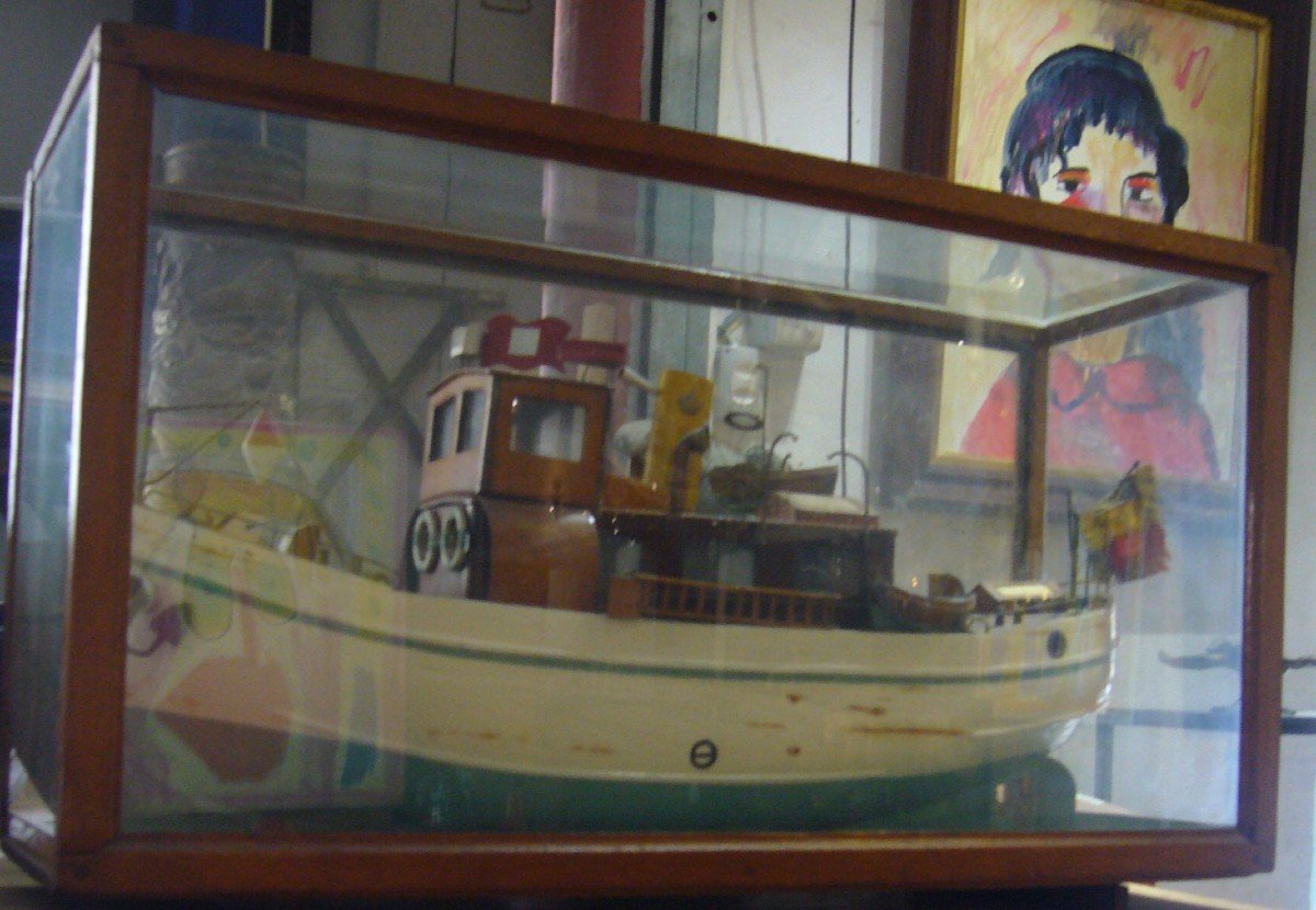 Maquette De Bateau  An 1950-photo-1