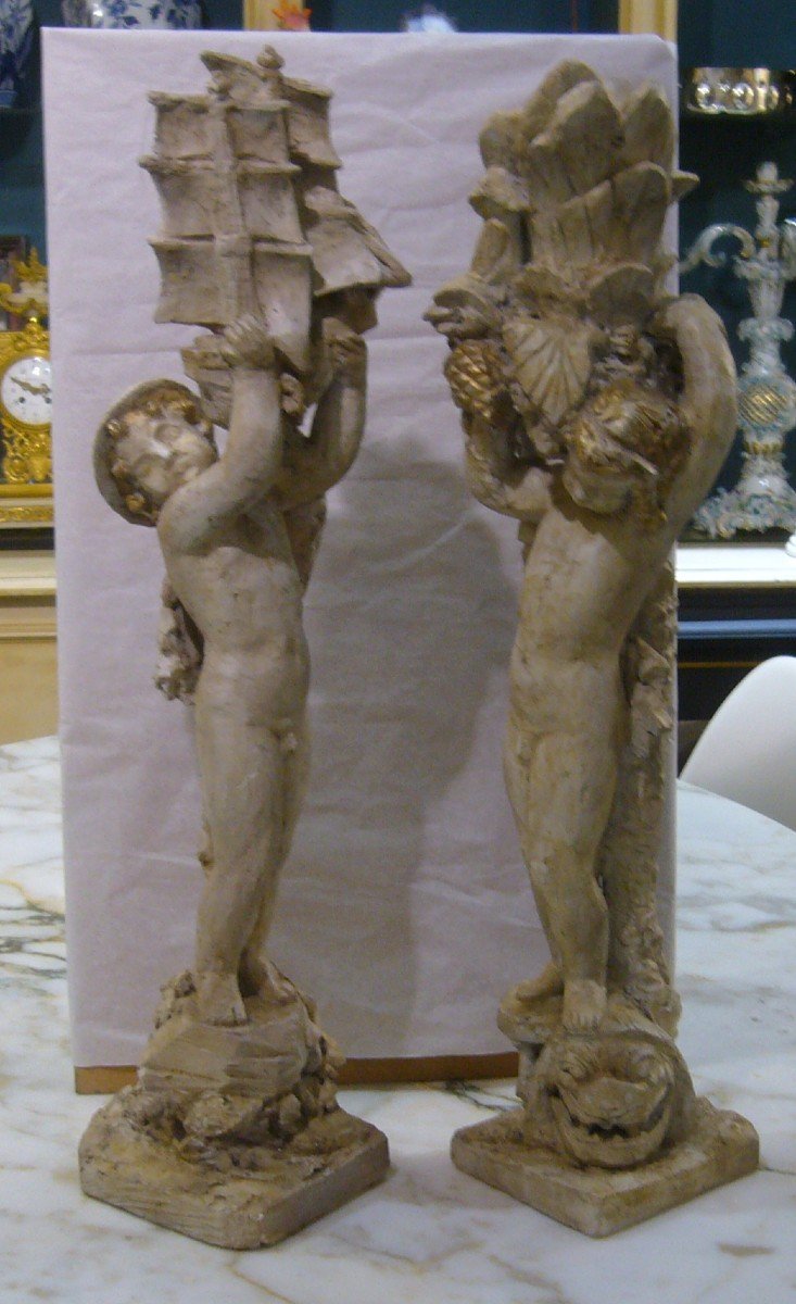 Allegories Of Continents In Pairs -photo-2