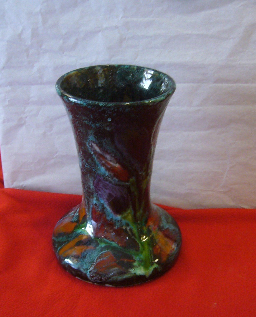 Ricard Ceramic Vase Henri Guérin