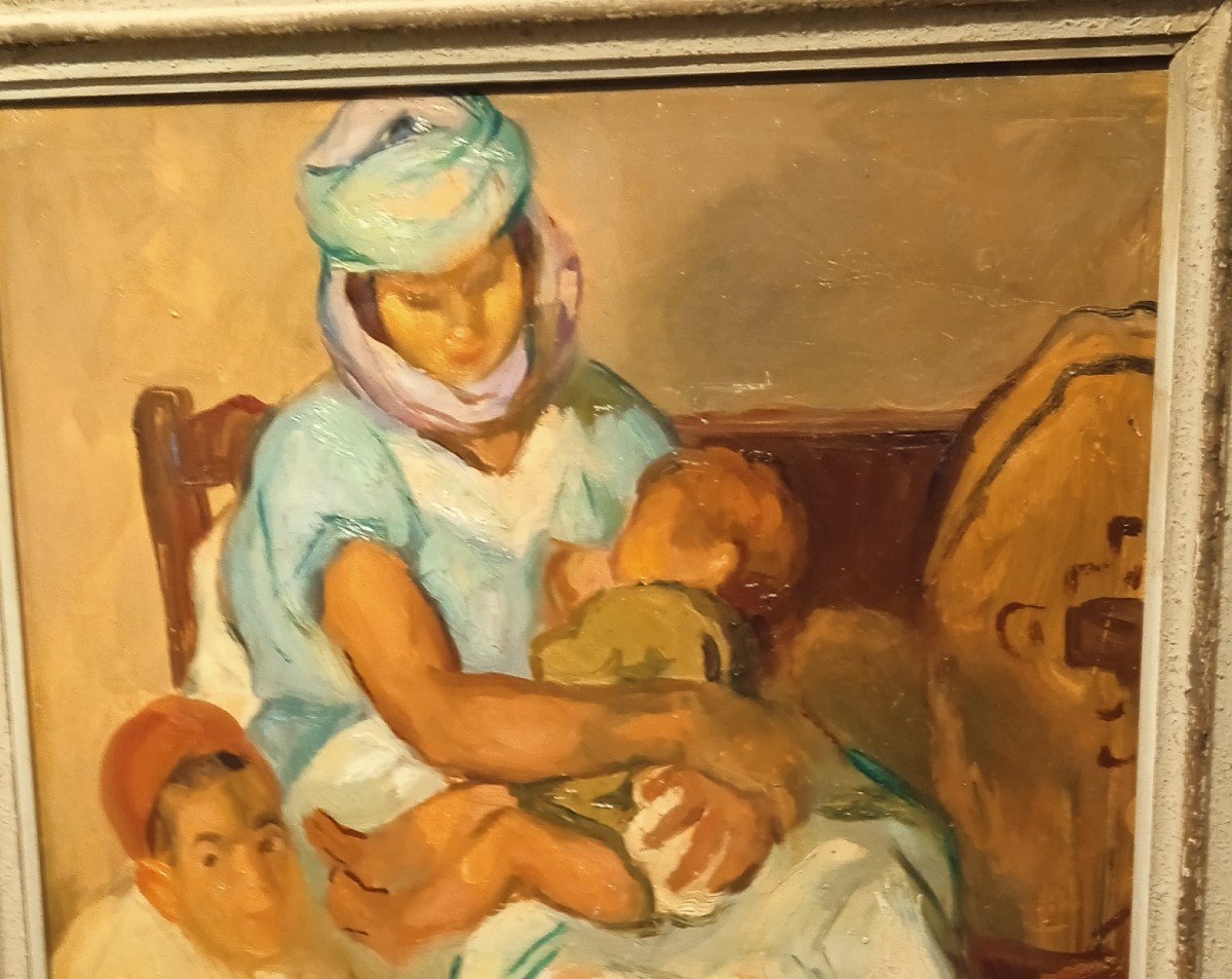 The Mother And Her Children Augustin Ferrando-photo-3