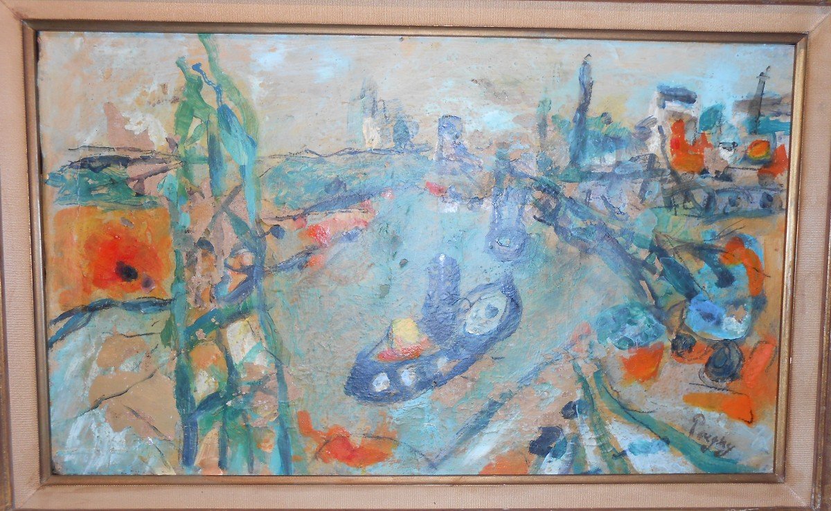 The Banks Of The Seine In Paris Jean Pougny-photo-2