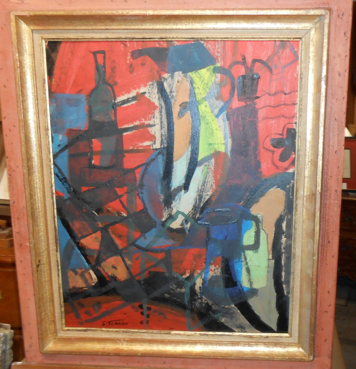 Nature morte  expréssioniste Georges Terzian