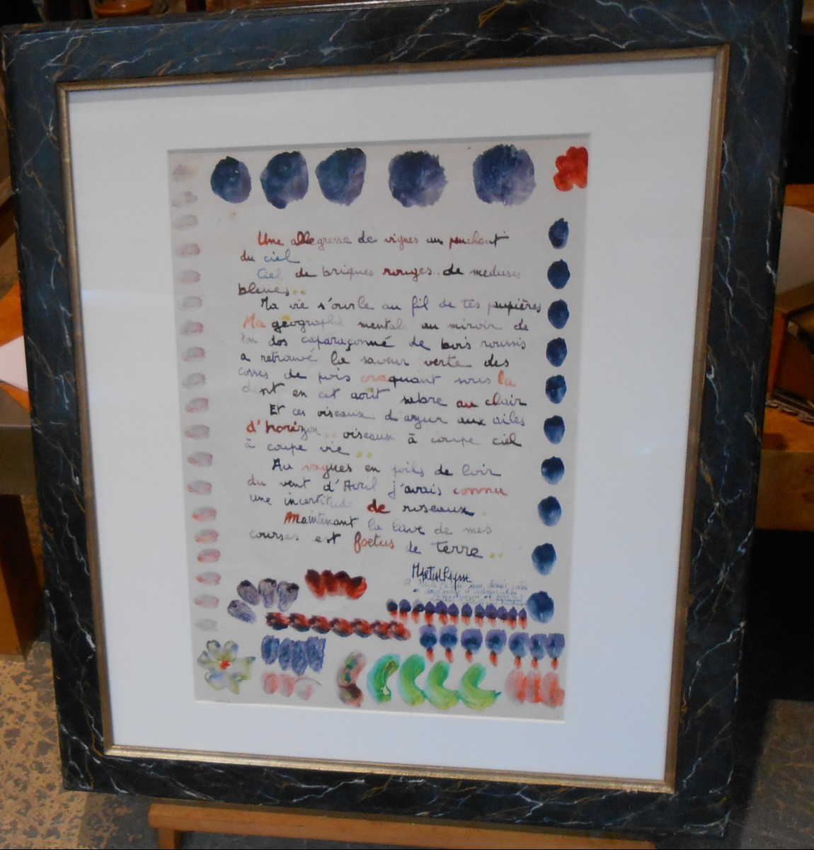 Poem Of Martial Raysse 