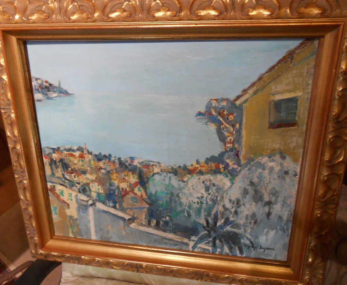 Paysage  Rade de  Villefranche s/mer  Reymond Yoshio Aoyama-photo-2
