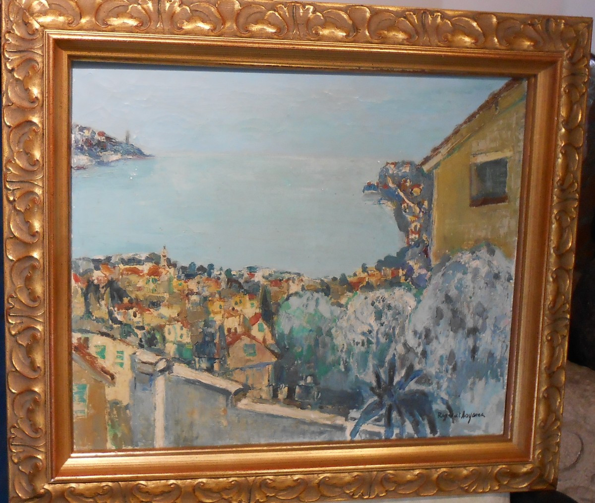 Paysage  Rade de  Villefranche s/mer  Reymond Yoshio Aoyama
