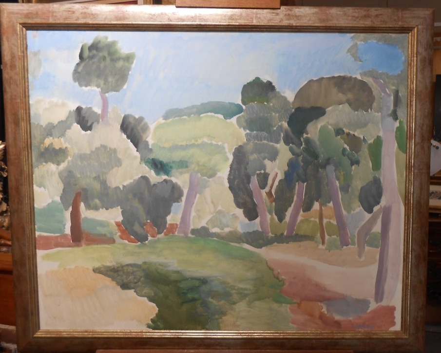 Paysage du Var  Théodore Schempp