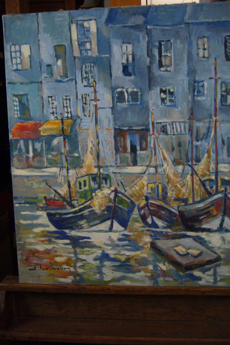 Le Port à Honfleur / JACQUES  MARCELLIN-photo-2