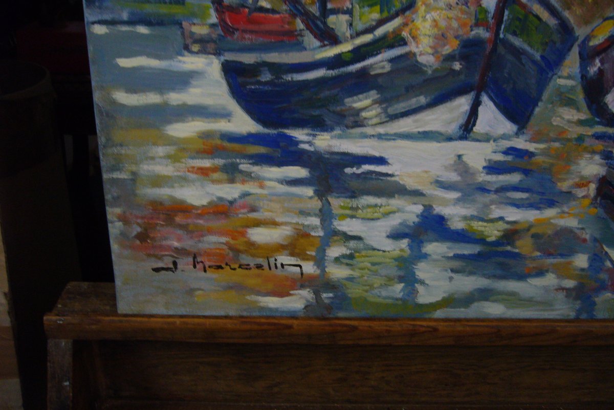 Le Port à Honfleur / JACQUES  MARCELLIN-photo-3