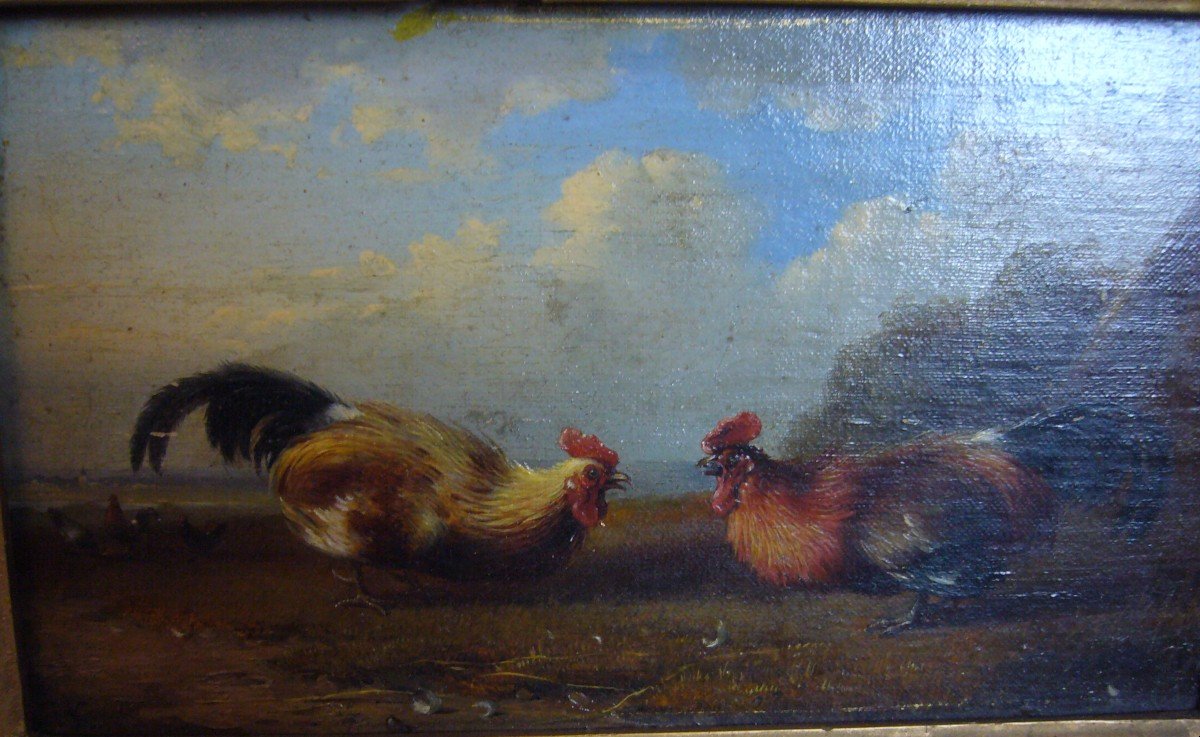 The Free-range Hens As A Pair Cornelis Van Leeputten-photo-4