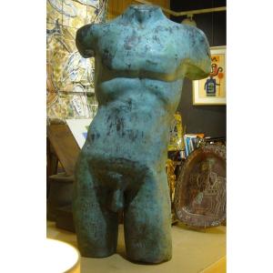 Torso Of Young Bronze Man