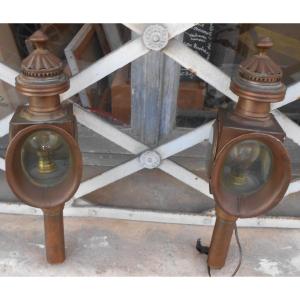 Pair Of Fiacre Lanterns