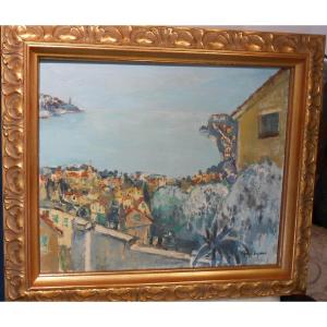Paysage  Rade de  Villefranche s/mer  Reymond Yoshio Aoyama