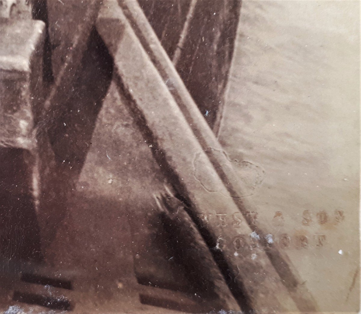 WEST Alfred John - Passagers d'Un Steamer - Vers 1900 - Signé-photo-3
