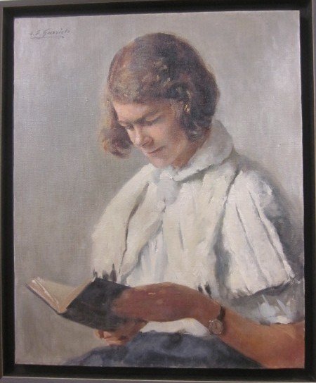 Louis Edouard Garrido, “young Woman Reading”
