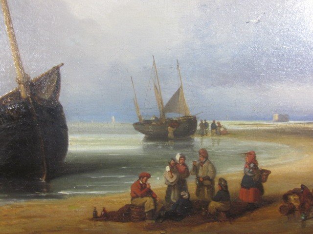 Louis Le Poittevin “return From Fishing”-photo-6