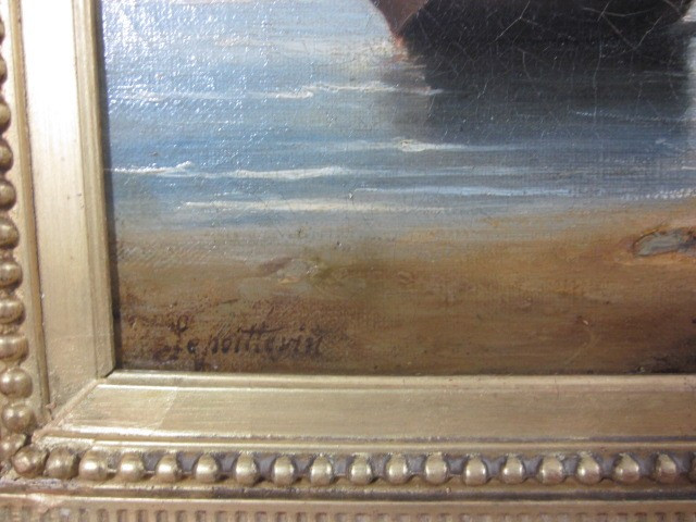 Louis LE POITTEVIN (1847-1909), "Retour de pêche"-photo-5