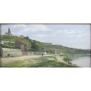 Jules ROZIER  "Bord de Seine"