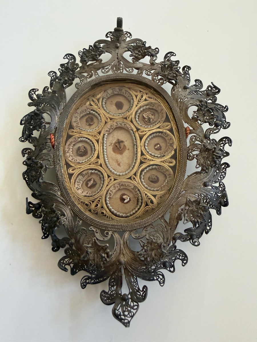 Filigree Silver Reliquary, Italy, 18th Century  