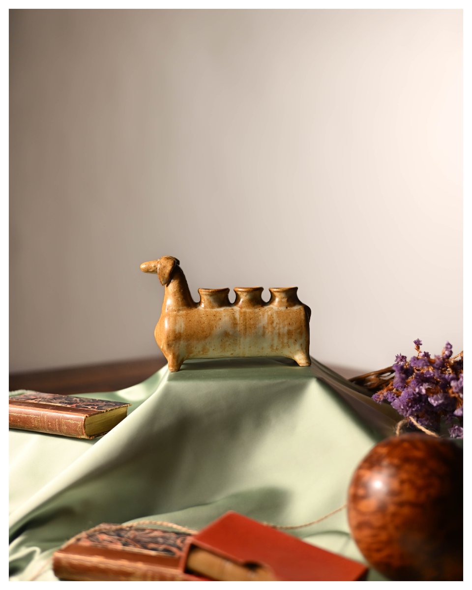 Vase teckel pique-fleurs-photo-3