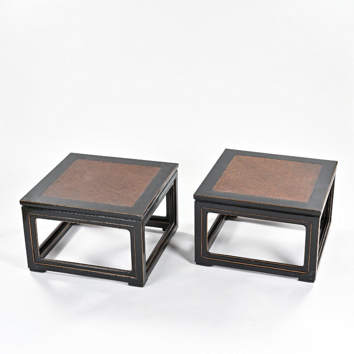 A Beautiful Pair Of Chinese-style Coffee Tables