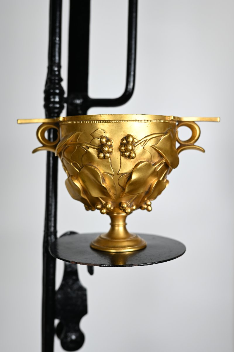Grand lampadaire brutaliste-photo-4