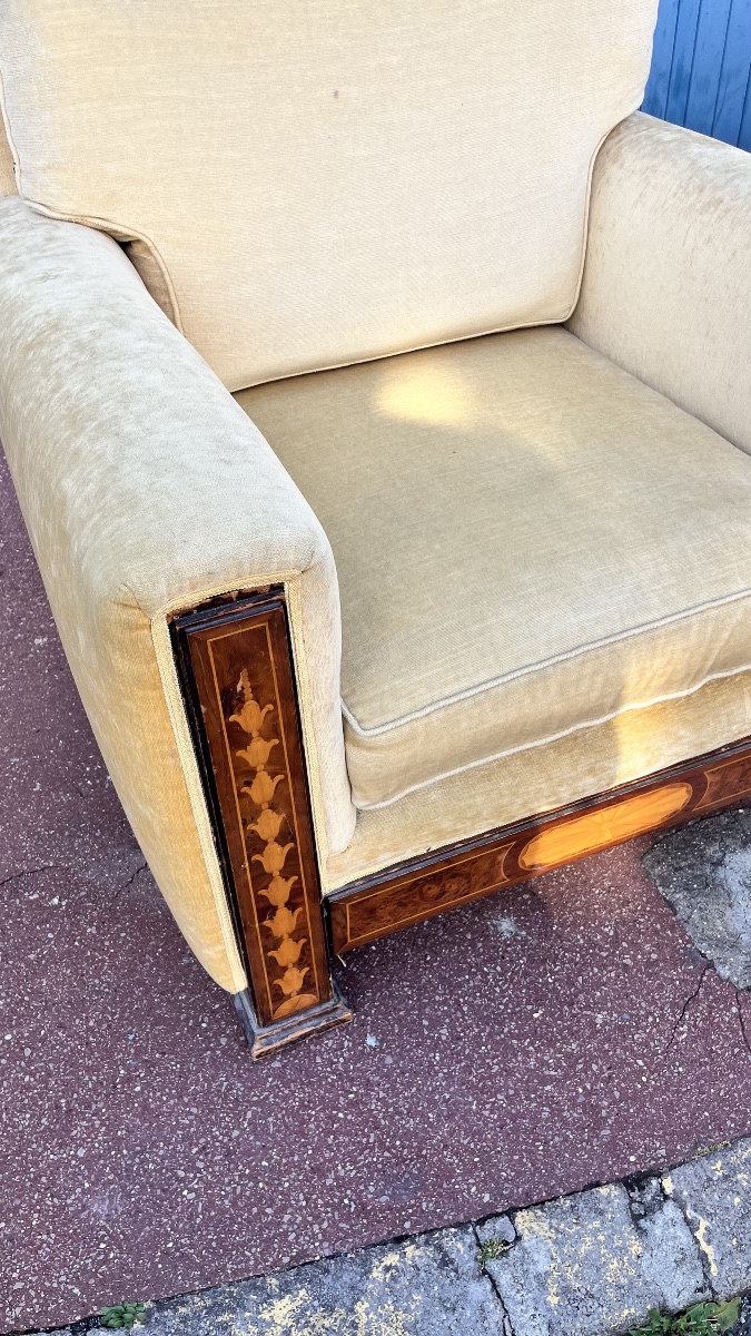 Canapé et son Fauteuil Art Déco-photo-7