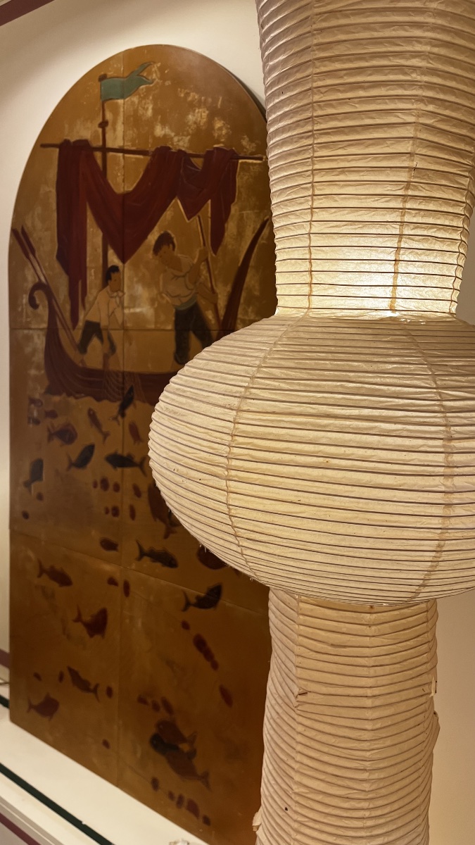 Akari Model H Pendant Light By Isamu Noguchi, 1980-photo-4