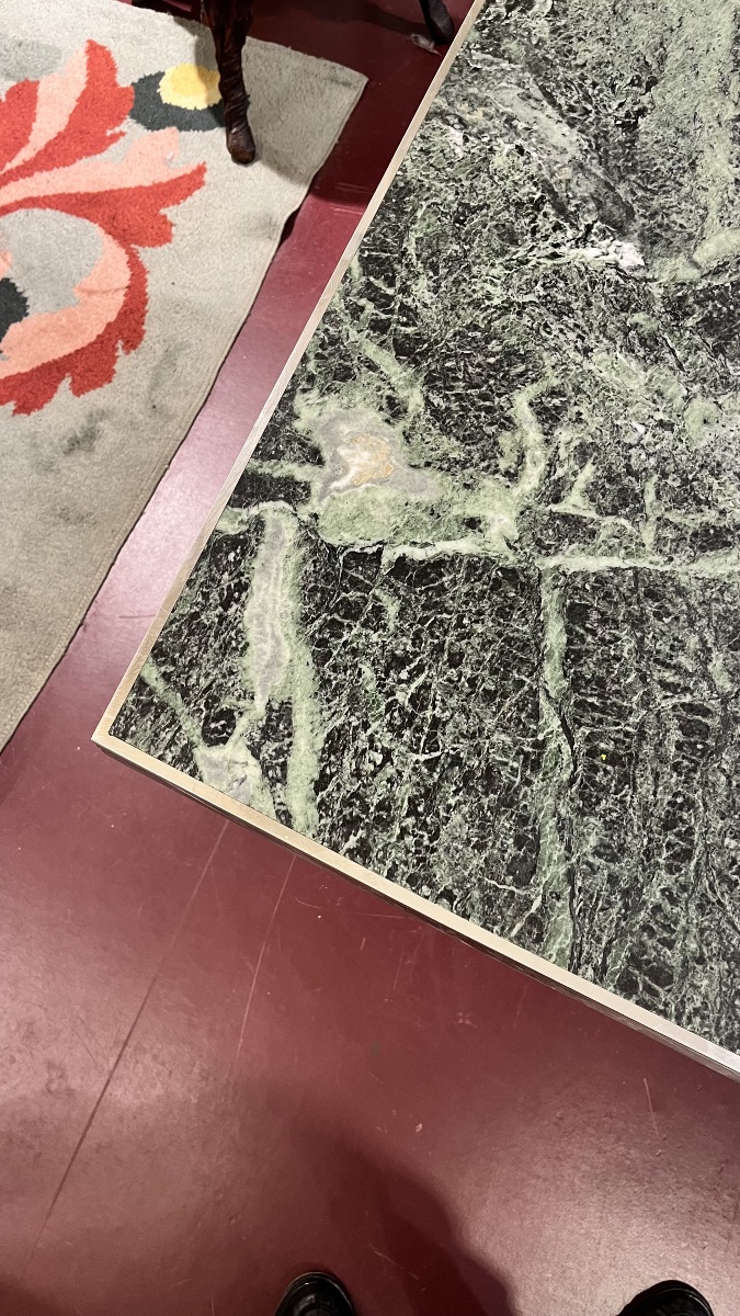 Green Marble Dining Table, 1970-photo-2