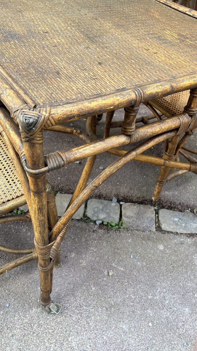 Wicker Garden Furniture Set, 1970-photo-2