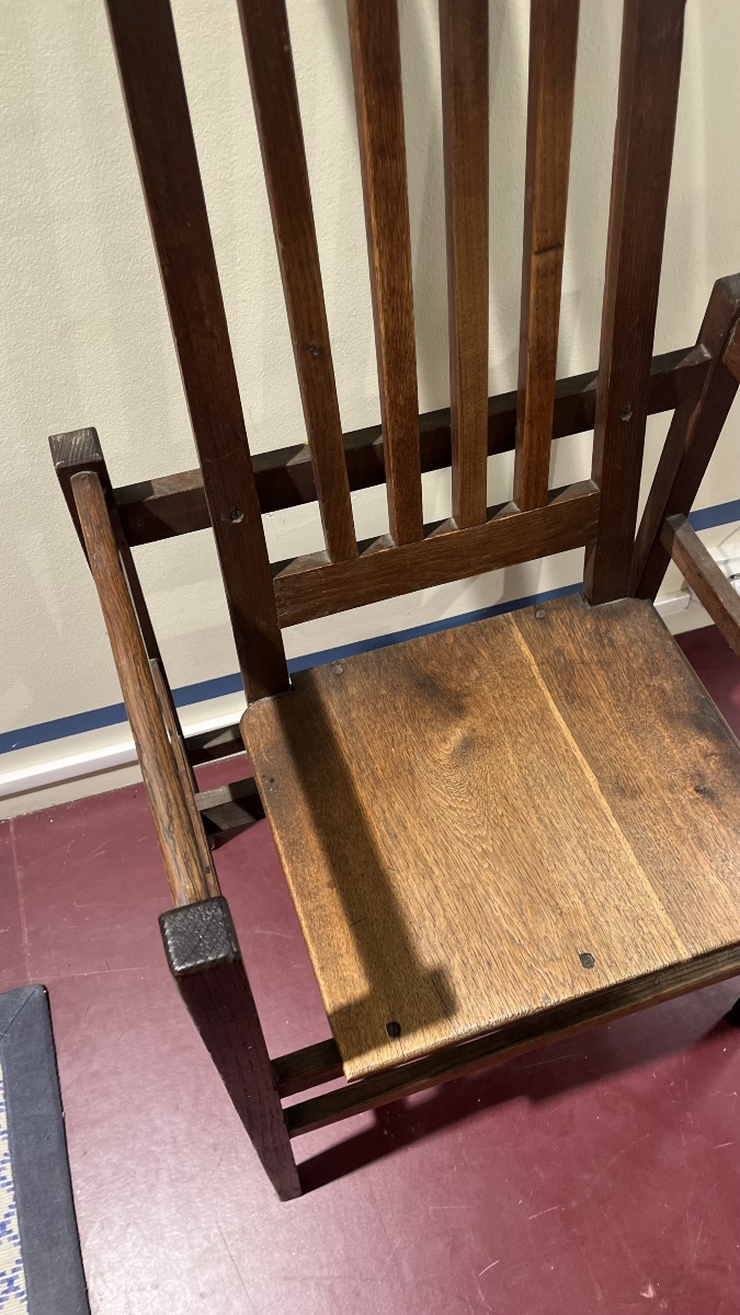 Early 20th-century Arts & Crafts Armchair-photo-2