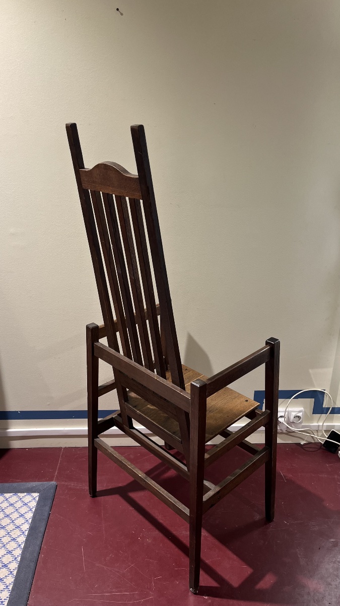 Early 20th-century Arts & Crafts Armchair-photo-4